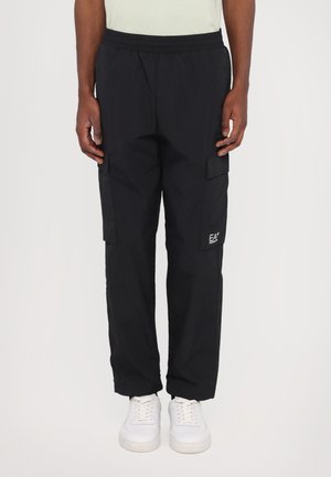 EA7 Emporio Armani TROUSER - Cargo trousers - black