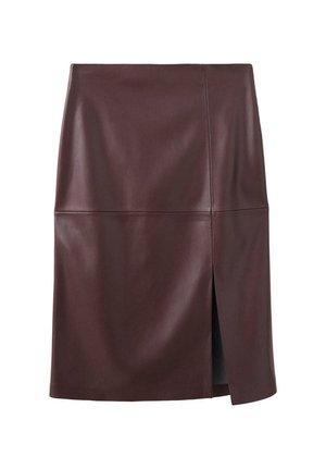 Mango, ADULT - Jupe crayon - burgundy