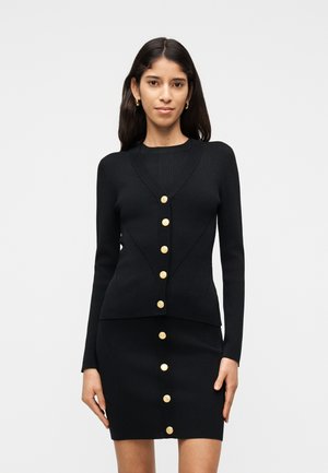 LOLI V NECK CARDI - Gilet - jet black