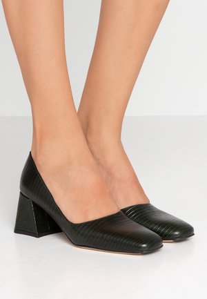 Klassieke pumps - dark green