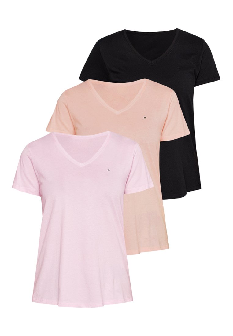 Replay T-shirt basic roze Replay T-shirt basic roze