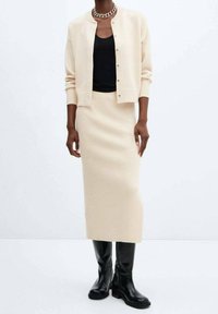 Mango Strickjacke - off-white