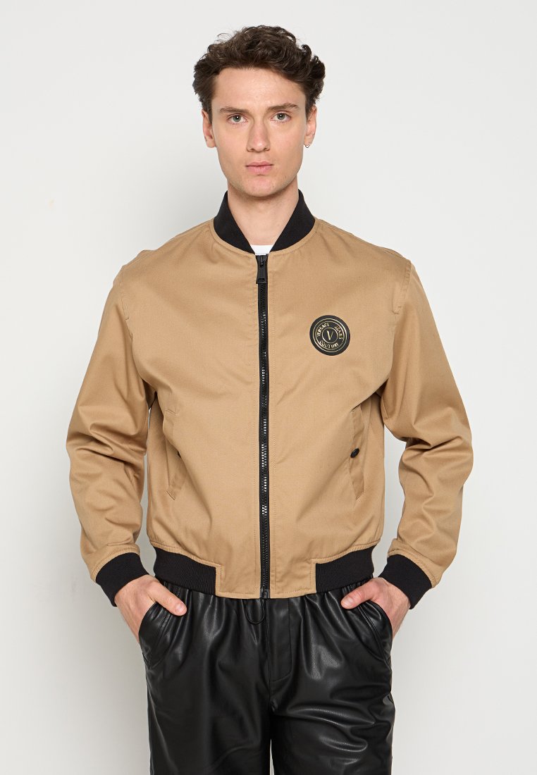 Versace Jeans Couture Bomberjacks lichtbruin Versace Jeans Couture Bomberjacks lichtbruin