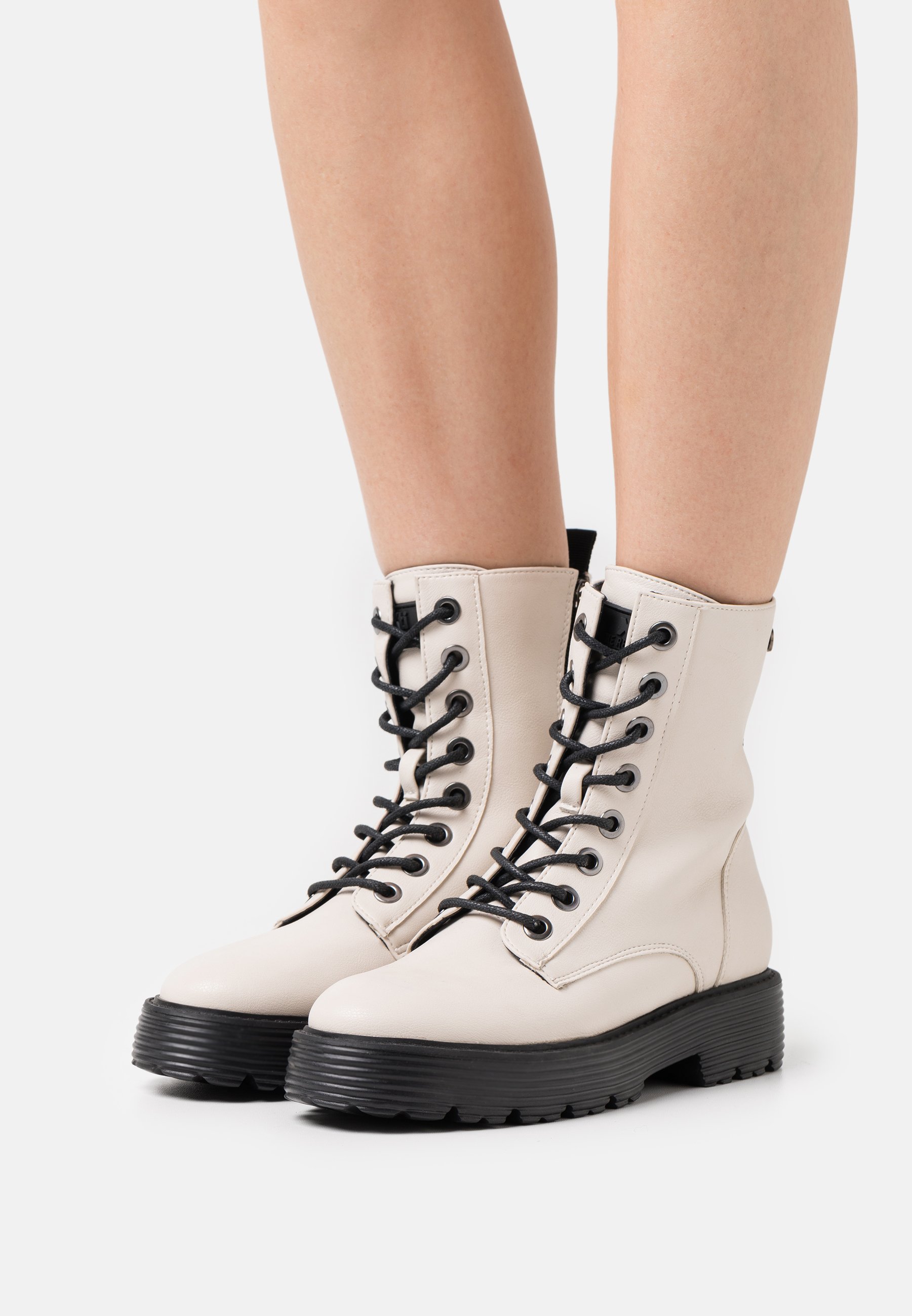 Botines con plataforma - ice/crema - Zalando.es