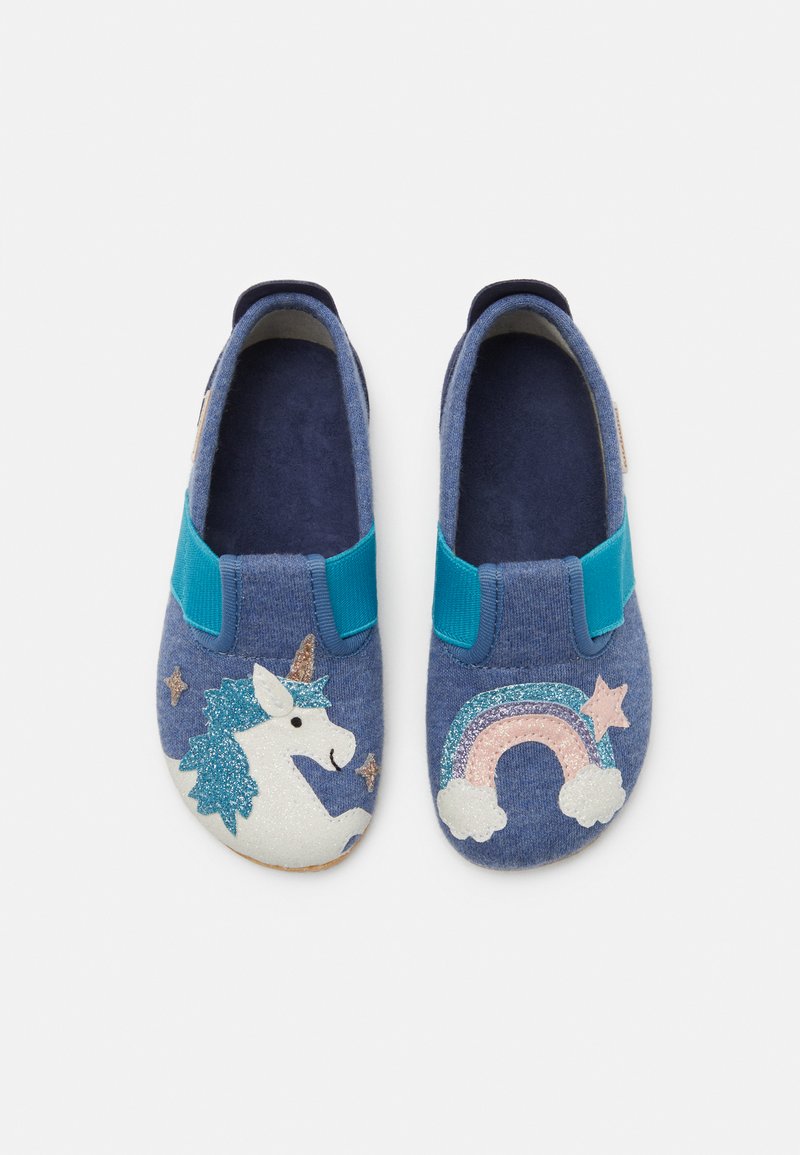 Living Kitzbühel T-MODELL EINHORN - Pantofole - media blue
