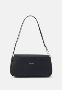 BUSINESS SHOULDER BAG SAFFIANO - Handtasche - black/sand pebble