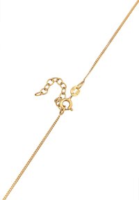 Goldplattierte Kettenhalskette mit feinem, gedrehten Glieddesign, ausgestattet mit einem Karabinerverschluss und einer verstellbaren Verlängerung für Längenvariationen.