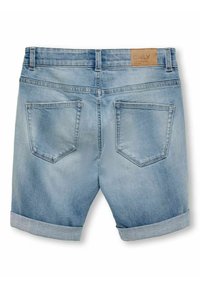 ONLY GIRLS EDGY - Shorts di jeans - light medium blue denim