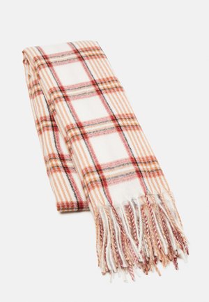Sjal - off-white/brown/bordeaux
