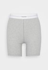 BIKE SHORT COTTON STRETCH RIB - Kelnaitės - grey heather