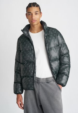 LOGO GLOSS PUFF JACKET - Zimná bunda - black
