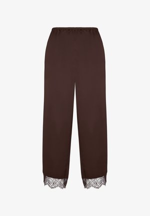 Hunkemöller, HUNKEMÖLLER PANT CECILIA - Pyjamabroek - brown