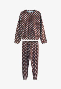 Sélectionné, chocolate brown polkadot