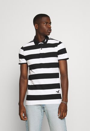 Polo shirt - black/white