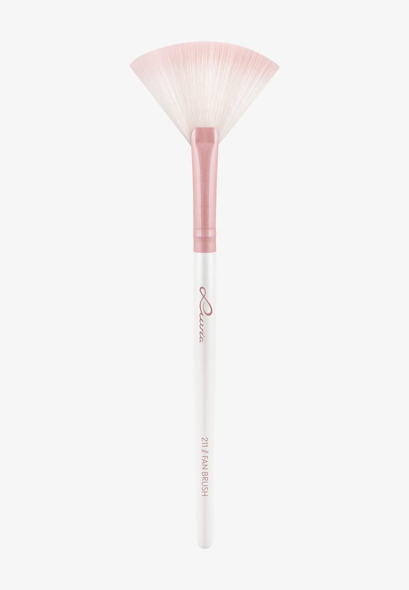 Luvia Cosmetics - 211 // FAN BRUSH - CANDY - Make-uptool - rose - pearl, Vergroten