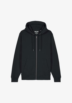 BASIC UNISEX HOODIE - Sweat zippé - black