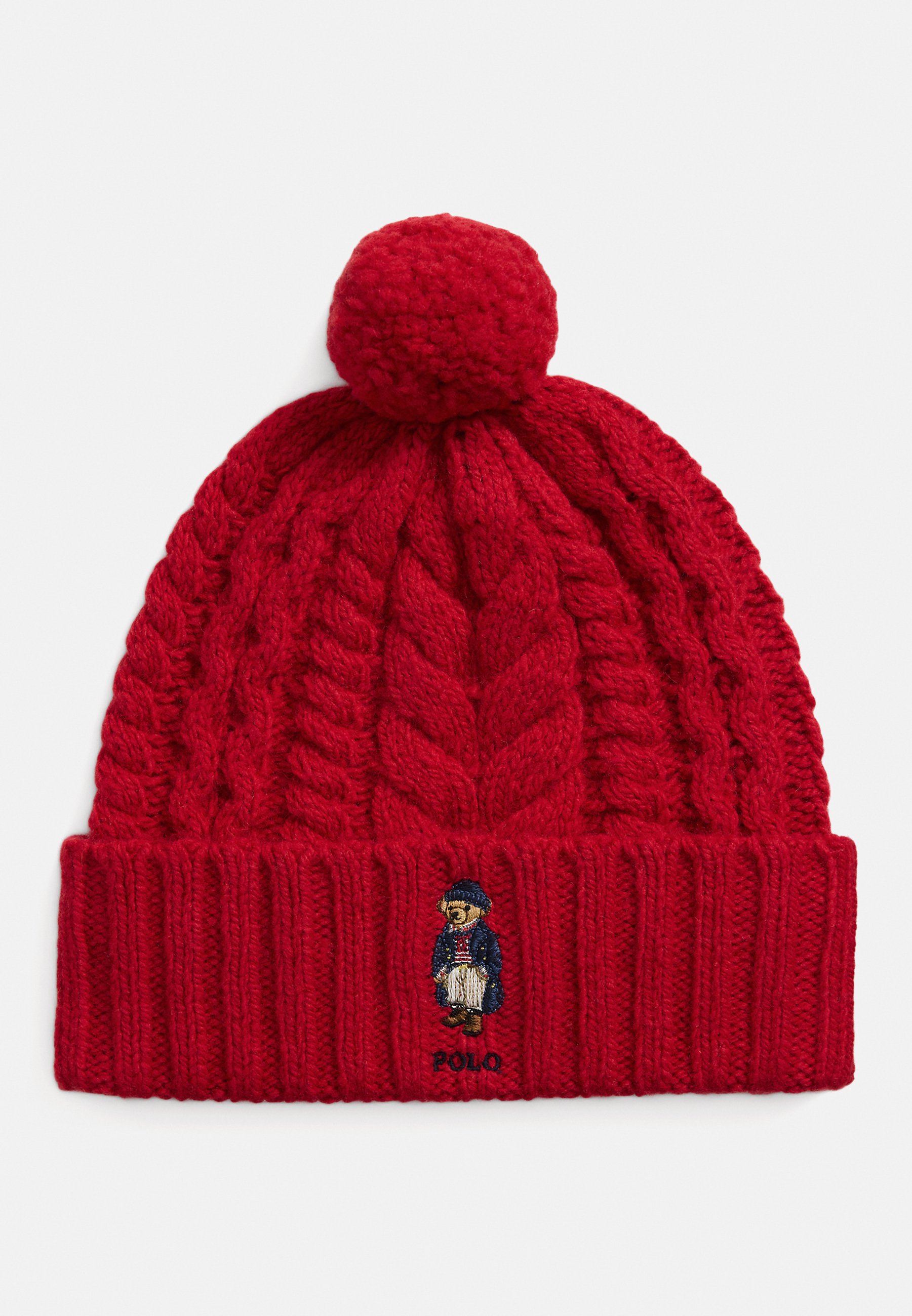 Polo Bear Beanie Polo Beanie Hat Polo Ralph Lauren Beanie Red