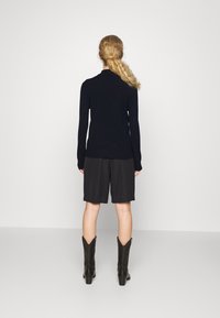 pure cashmere MOCKNECK - Camisola - dark navy