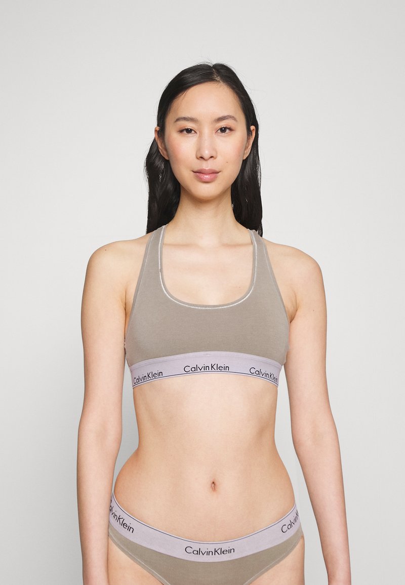 Calvin Klein Underwear UNLINED BRALETTE Bustier olive/oliv Zalando.at