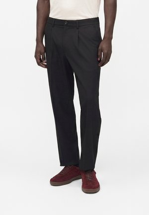 Selected, SLM190-REG TAPERED FINN FLEX PANTS NOOS - Chino - black