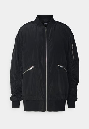 ONLY ONLNOELLE OVERSIZED - Bomber stiliaus striukė - black