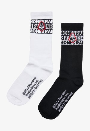 RAMONES SKULL 2 PACK - Chaussettes - black/ white