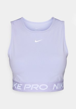 Nike Performance CROP TANK - Top - lilac ice/white