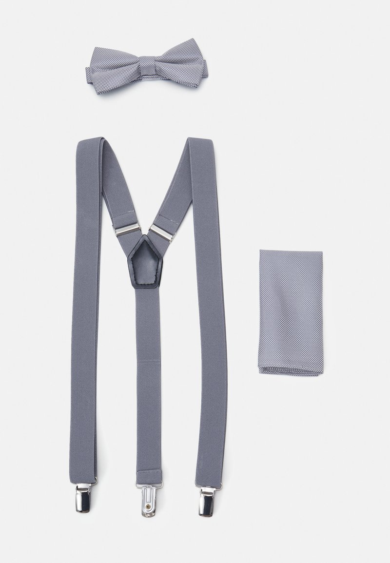 Pier One SUSPENDER/HOSENTRÄGER SET - Autres accessoires - grey