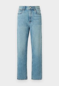 Φωτεινά γαλάζια τζιν με ίσια γραμμή, σχεδιασμό με πέντε τσέπες και κλείσιμο με κουμπιά. Διαθέτει διακριτική ξεθώριαση και κανονικό τελείωμα.