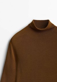 Massimo Dutti Stickad tröja - dark brown
