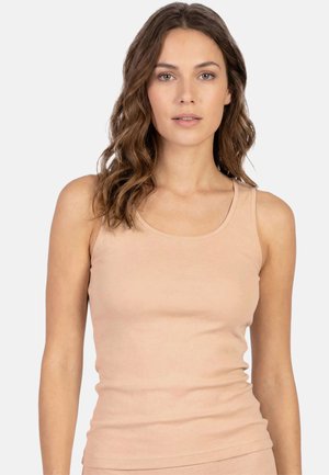 Nina von C., 5ER PACK ACHSELHEMD DAILY - Undershirt - beige