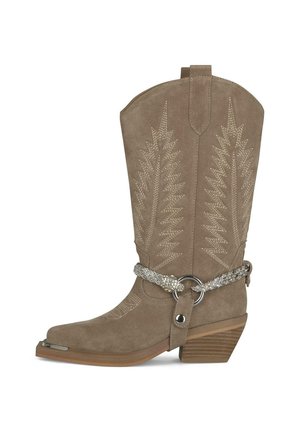 Bottes de cowboy / motard - light brown
