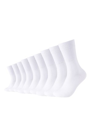 camano, COMFORT UNISEX SOCKS 9 PACK - Chaussettes - white