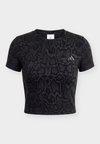 WORKOUT ESSENTIALS SNAKE - Αθλητικό μπλουζάκι - black/carbon