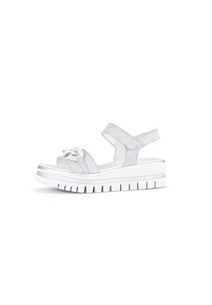 Sandalen met enkelbandjes - grau