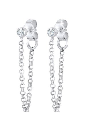 SPARKLING BASIC GEO - MIT KRISTALLEN VON SWAROVSKI® - Orecchini - silver-coloured