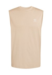 TREFOIL ESS TEE - Top - stone khaki