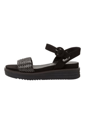Platform sandals - black