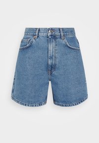 Não selecionado, mid blue