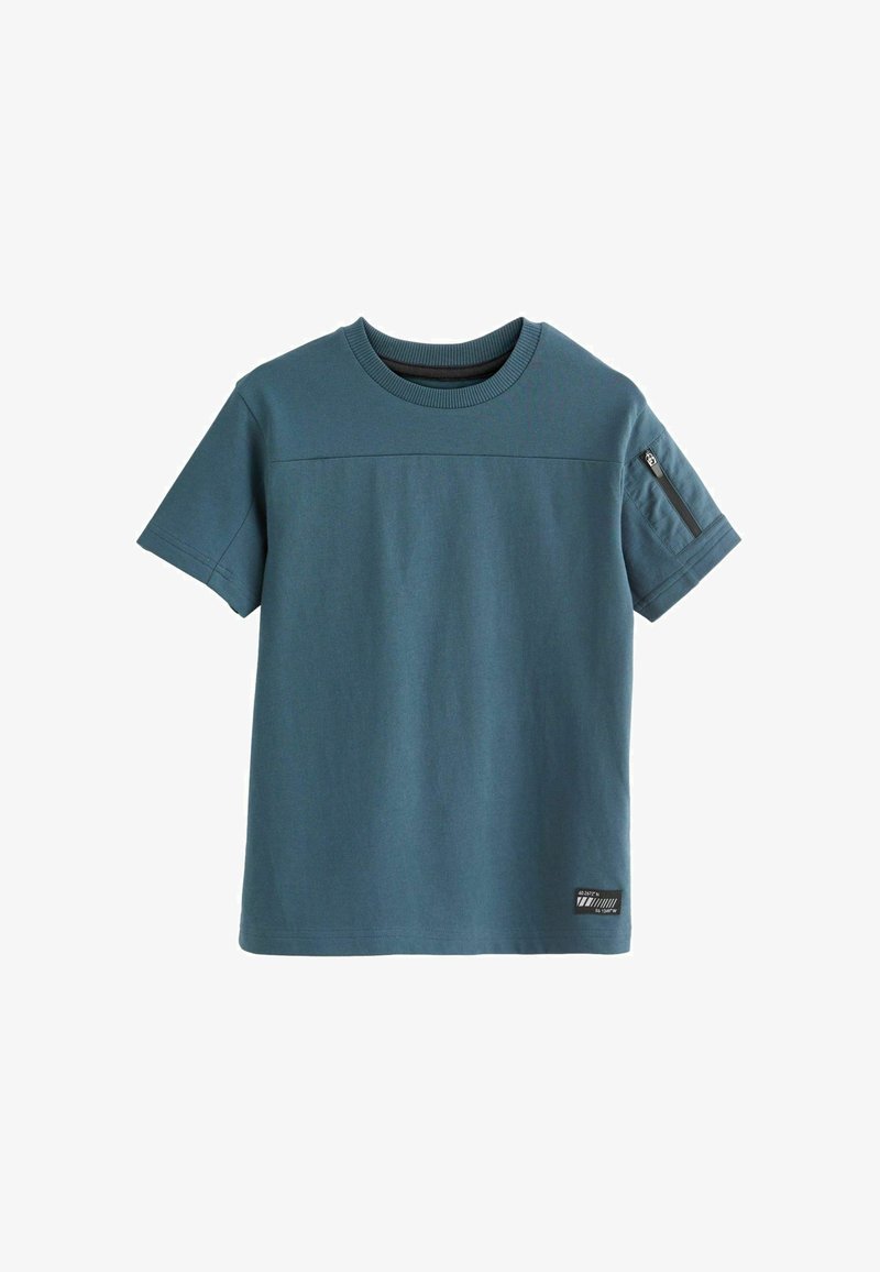 Next SHORT SLEEVE UTILITY REGULAR FIT - T-shirts print - mid blue