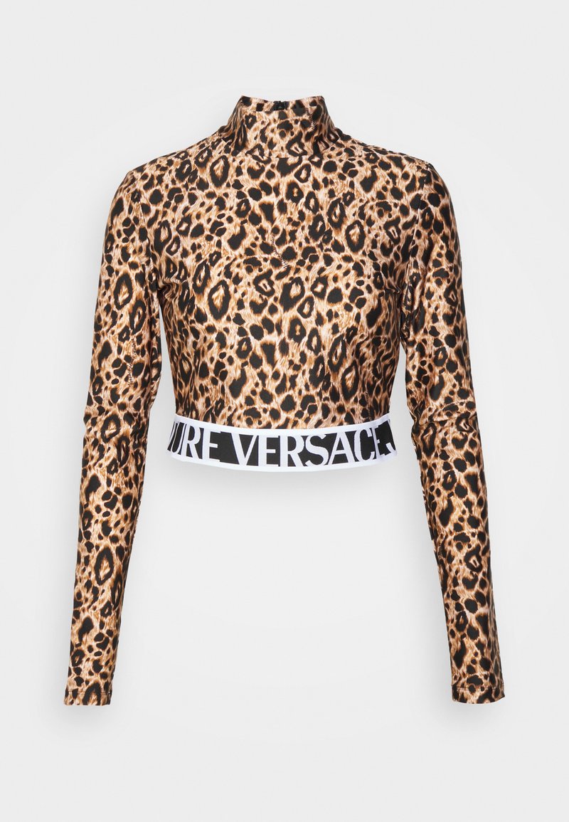 Versace Jeans Couture LEOPARD Long sleeved top lark/camel Zalando.de