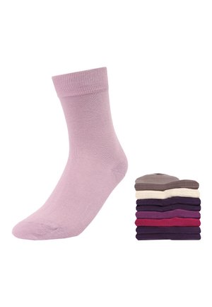 FREIZEIT 10 PACK - Socken -  taupe beige pflaume  jeans lila beere altrosa