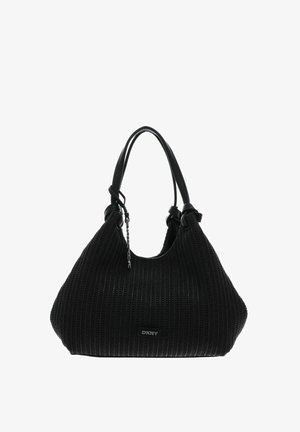 DKNY, PAULA COMMUTER - Bolso de mano - black silver