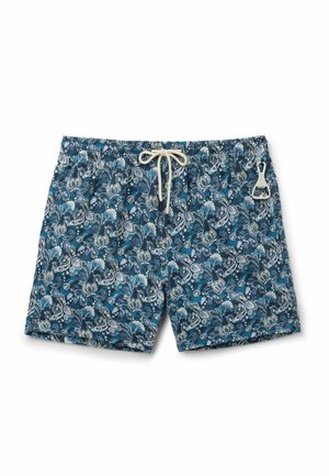 IUMAN Intimissimi, FLORAL WITH BOTTLE OPENER - Swimming shorts - blue