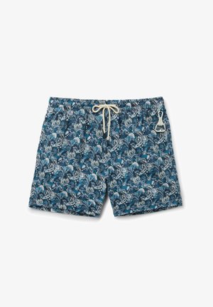 IUMAN Intimissimi, FLORAL WITH BOTTLE OPENER - Short de bain - blue