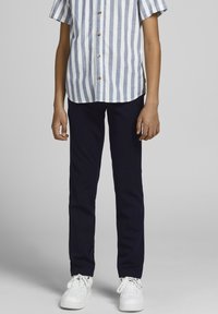 Jack & Jones Junior JJIMARCO JJPHIL - Tygbyxor - dark navy