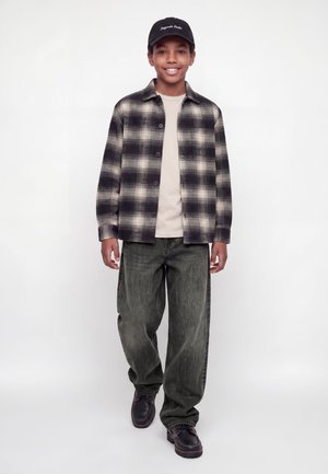 Jack & Jones Kids, JJIALEX JJCOOPER AM 560 JNR - Дънки със свободна кройка - BLACK DENIM