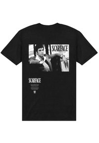 Henry Tiger SCARFACE PHOTO - Triko s potiskem - black