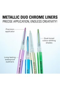Makeup Revolution REVOLUTION METALLIC DUOCHROME EYELINER - Eyeliner - shifted sparkle