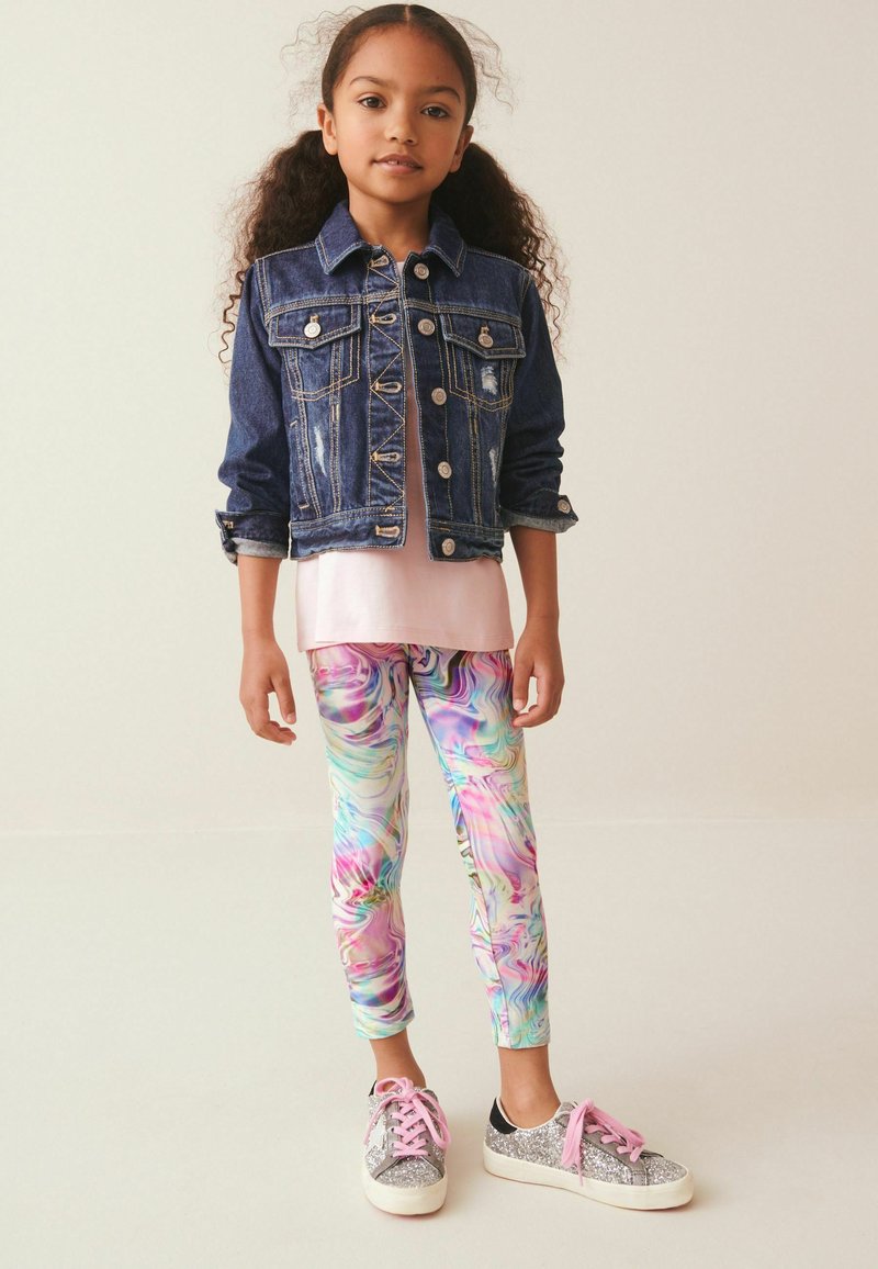 Next ANIMAL PRINT - Pajkice – hlače - pink blue purple